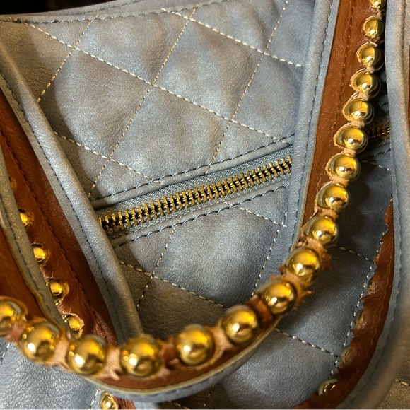 Denim Blue Big Buddha Georgie Handbag - Picture 11 of 16